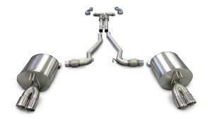 Pontiac G8 Performance Exhaust - Dual Rear Exit - CORSA Performance - Cat Back Sport + XO Exhaust - Polished - `08-`09 Pontiac G8 Performance Exhaust - Dual Rear Exit - CORSA Performance - Cat Back Sport + XO Exhaust - Polished - `08-`09